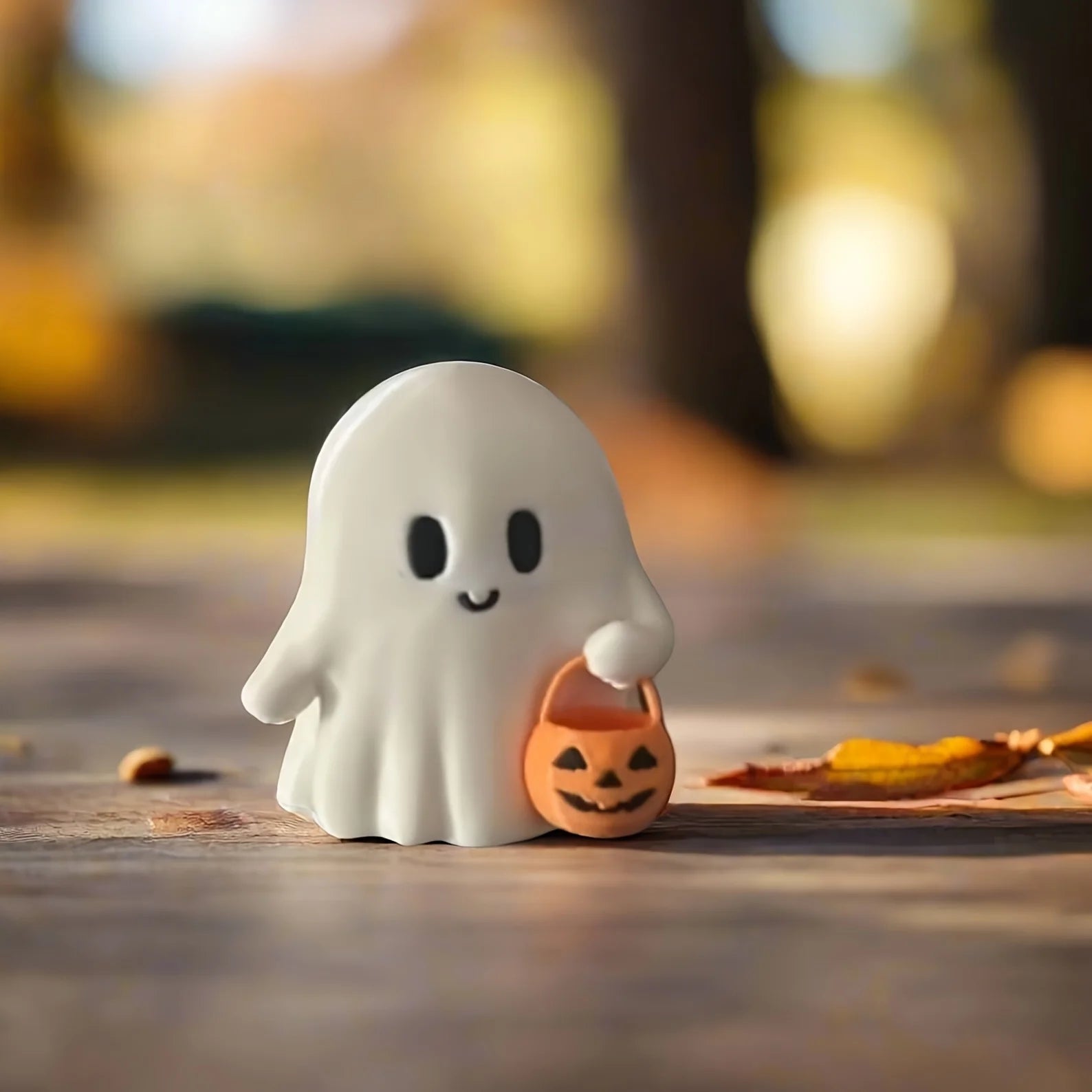 Cute Anime Pumpkin Statue | Halloween Resin Decoration Halloween Figurines - The Eezee Shop