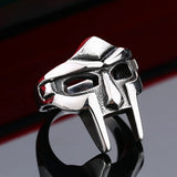 Pharaoh Villain Mask Ring | Gothic Stainless Steel Punk Ring Jewelry - The Eezee Shop