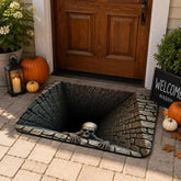 Ghost Skeleton Welcome Illusion Mat | 3D Halloween Door Rug Rugs & Doormats - The Eezee Shop