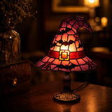 Resin Witch Hat Night Light | USB Gothic Desk Lamp Lamps & Night Lights - The Eezee Shop