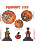 Halloween Evil Pumpkin Tiered Cake Stand | Party Dessert Tower Party Supplies - The Eezee Shop