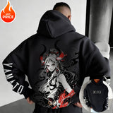 Yamato One Piece Oversized Hoodie | Vintage Anime Streetwear Hoodies & Sweatshirts - The Eezee Shop