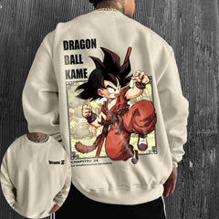 Dragon Ball Men's Sweatshirt Son Goku Japanese Anime Hoodie Spring and Autumn Boys Children's Long-sleeved Parent-child Outfit Hoodies Series - The Eezee Shop