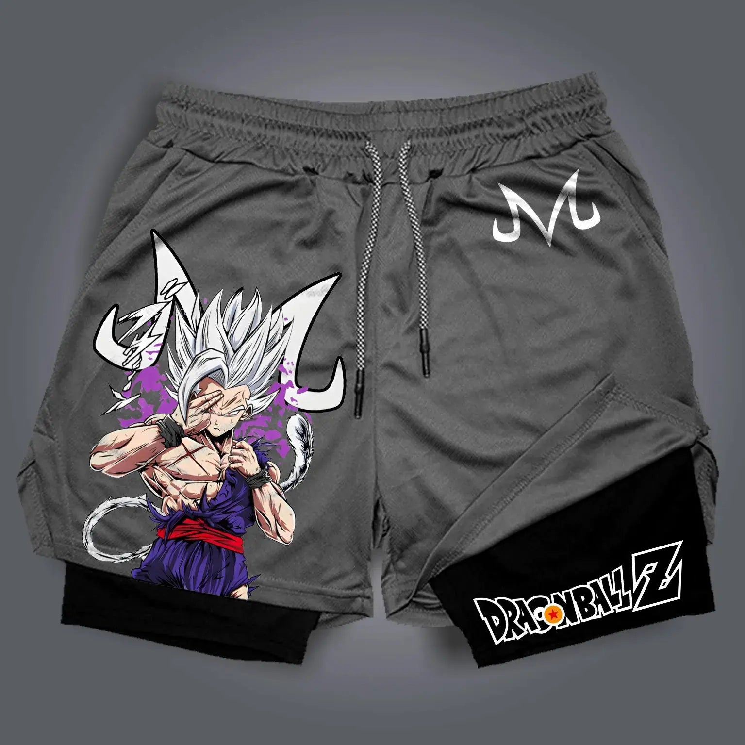 Dragon Ball Super Beach Shorts | Retro Y2K Quick-Dry Shorts Shorts - The Eezee Shop