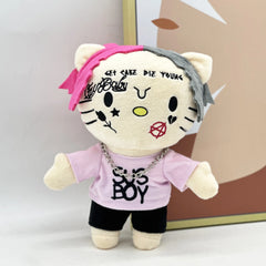 New Hello Kitty Plush Anime Toy Doll with Clothes Stuffed Soft Plush Children Birthday Gifts