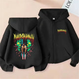 Pochita Washed Zip-Up Hoodie | Chainsaw Man Retro Jacket Hoodies & Sweatshirts - The Eezee Shop