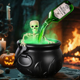 Witch Cauldron with LED Fog Mister | Skeleton Halloween Decor Halloween Decorations - The Eezee Shop
