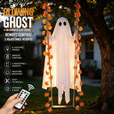 Swinging Flying Ghost Decoration | LED Remote Halloween Yard Ghost Outdoor Halloween Decorations - The Eezee Shop