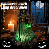 Retro Witch Statue Lamp with Lantern | USB Halloween Table Light Lamps & Night Lights - The Eezee Shop