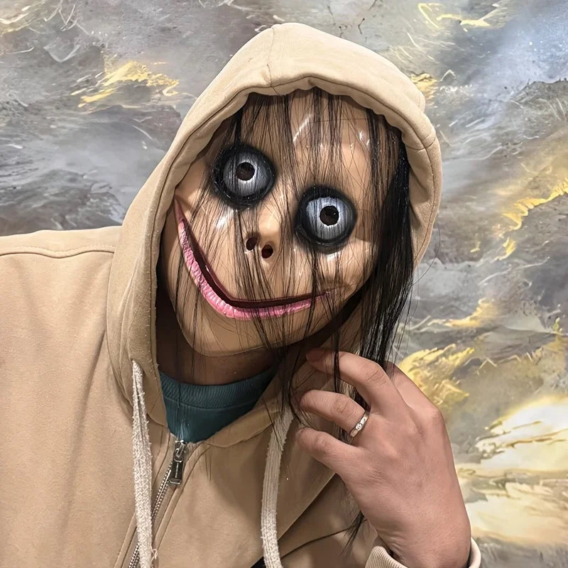 Creepy Clown Mask with Wig | Funny Halloween Prank Mask Halloween Masks - The Eezee Shop