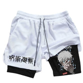 Jujutsu Kaisen Satoru Gojo Performance Shorts Quick Dry Workout Fit Performance shorts - The Eezee Shop