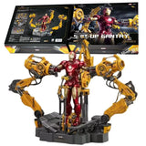 Iron Man MK4 with Suit-Up Gantry | 1/10 Collectible Figure Collectible Figures - The Eezee Shop