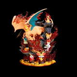 Charizard Light-Up 32cm Figure | Pokemon Fire Type Glowing Statue Collectible Figures - The Eezee Shop