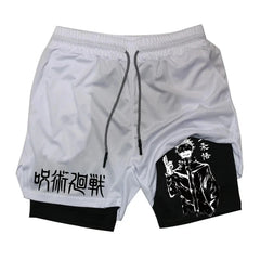 Jujutsu Kaisen Men's Compression Shorts Performance shorts - The Eezee Shop