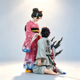 Akaza & Koyuki 23cm Figure | Demon Slayer PVC Statue Collectible Figures - The Eezee Shop