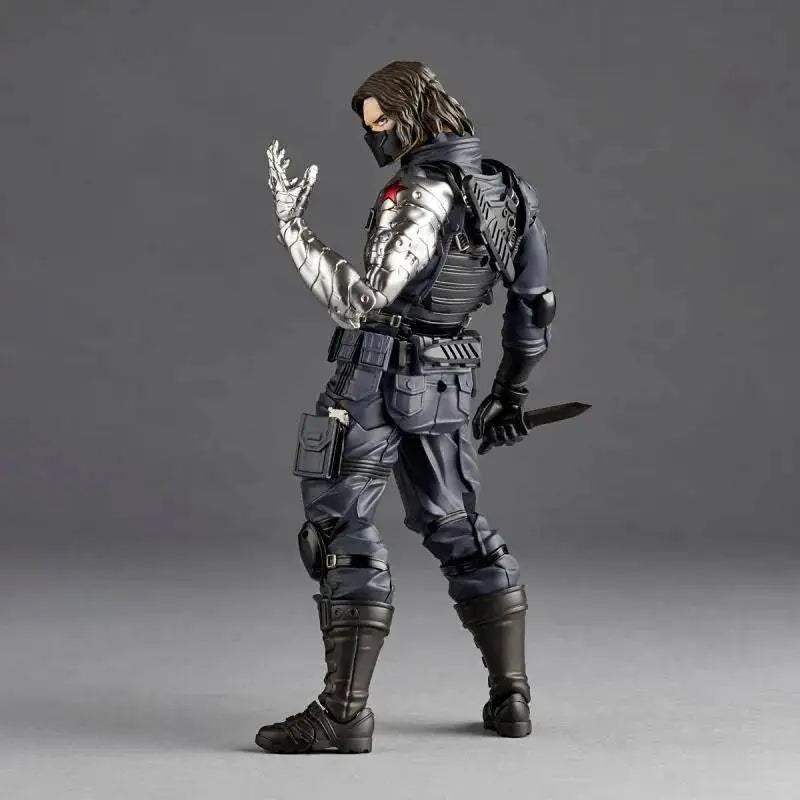 Moon Knight & Winter Soldier Articulated Mini Figure Set Collectible Figures - The Eezee Shop
