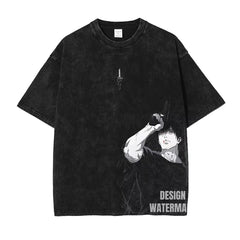 Gojo Satoru Jujutsu Kaisen Summer T-Shirt Harajuku Cotton Anime Graphic Tee for Men Anime Tshirts - The Eezee Shop