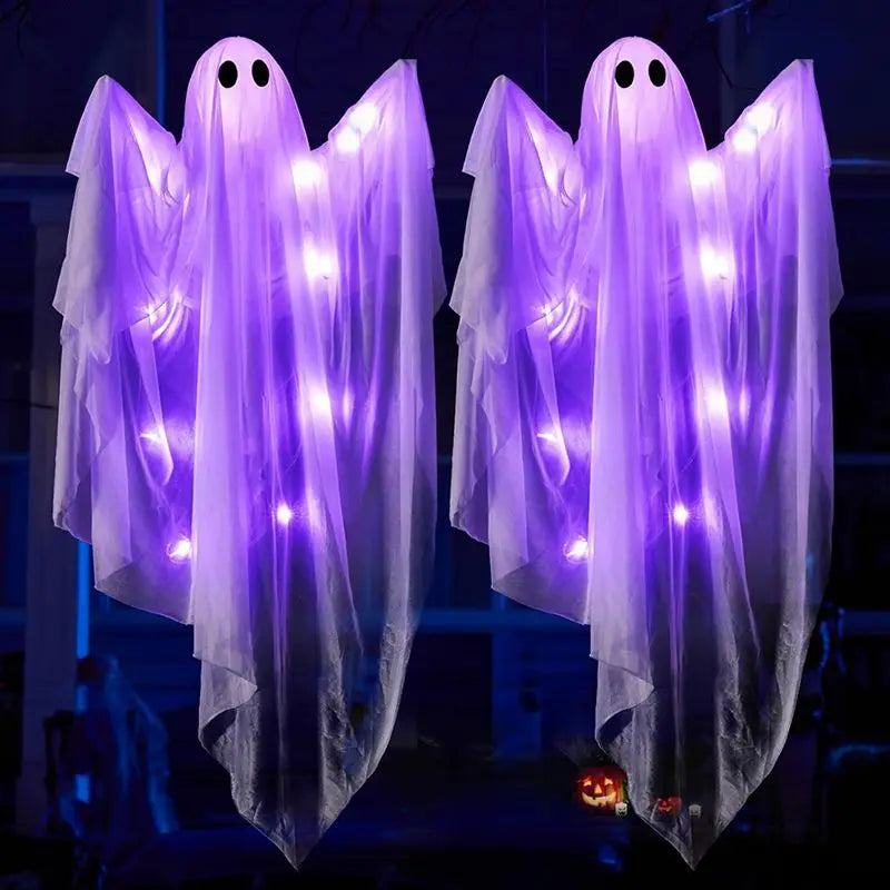 Luminous Hanging Ghost String Lights | Outdoor Halloween Decor Halloween Lights - The Eezee Shop