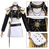Rumi, Zoey & Mira Cosplay Costume with Wig | Black & Gold Stage Outfit Cosplay Costumes - The Eezee Shop