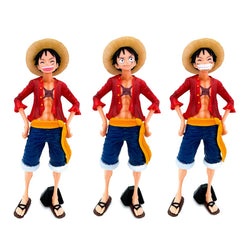 28CM One Piece Luffy Three Form Anime Figure Confident Smiley Monkey D. Luffy Collectible Statue Anime Figure - The Eezee Shop
