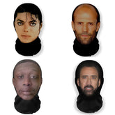 Realistic Face Novelty Head Scarf Mask | Funny Halloween Mask Halloween Masks - The Eezee Shop