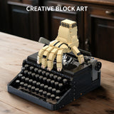 Wednesday Typewriter Building Block Set | 2330-Piece Model Kit Building Block Sets - The Eezee Shop