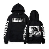 Berserk Guts Fleece Hoodie | Graphic Manga Sweatshirt Hoodies & Sweatshirts - The Eezee Shop