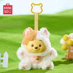 In Stock New Miniso Winnie The Pooh Blind Box Series Naughty Party Vinyl Doll Mysterious Pendant Decoration Girl Birthday Gift