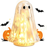 Confetti Glowing Ghost Light | White Halloween Table Centerpiece Halloween Lights - The Eezee Shop