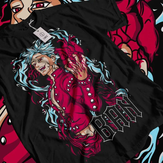 Ban T-shirt, The Seven Deadly Sins T Shirt Anime Y2K Short Sleeves Classic Oversized Hot Product Unisex Couples High Quality Anime Tshirts - The Eezee Shop