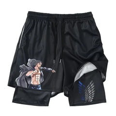 Attack on Titan Anime Merchandise – Premium Fan Collectible performance shorts - The Eezee Shop