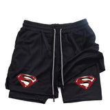 Superhero 2-in-1 Running Shorts | Men's Gym Shorts with Pocket Shorts - The Eezee Shop