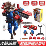 Marvel Rivals Rocket Raccoon & Moon Knight Building Blocks Building Block Sets - The Eezee Shop