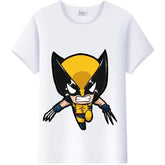 Kids Deadpool & Wolverine T-Shirt | Cartoon Summer Tee Graphic Tees - The Eezee Shop