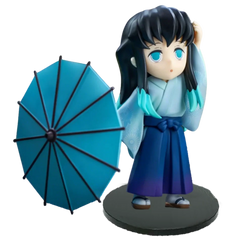 Demon Slayer Plum Rain Figure Kimetsu No Yaiba Anime Action Doll Collectible Statue Anime Figure - The Eezee Shop