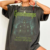 Vintage Goosebumps Haunted House T-Shirt | Retro Horror Tee Graphic Tees - The Eezee Shop