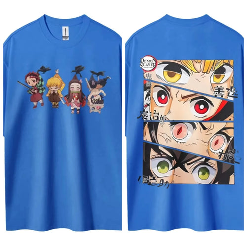 Kamado Tanjiro Demon Slayer T-Shirt Streetwear Tee for Kids Anime Tshirts - The Eezee Shop
