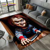 Horror Movie Characters Area Rug | Chucky & Pennywise Floor Mat Rugs & Doormats - The Eezee Shop