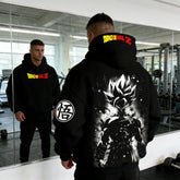 Super Saiyan Goku Retro Hoodie | Pure Cotton Dragon Ball Pullover Hoodies & Sweatshirts - The Eezee Shop