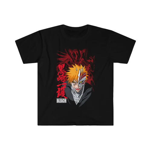 Trend Summer 2026 Cosplay Anime Bleach Ichigo Kurosaki Manga Strip Anime Unisex T-shirt Anime Tshirts - The Eezee Shop
