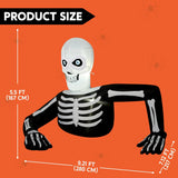 5.5ft Skeleton Inflatable with Animated LCD Eyes | Yard Decor Outdoor Halloween Decorations - The Eezee Shop