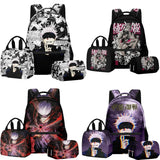 Satoru Gojo 3D Backpack Set | Laptop Bag with Pencil Case Backpacks - The Eezee Shop