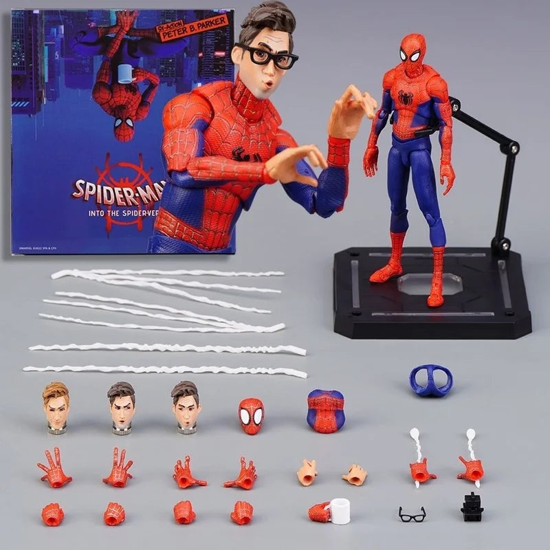 Spider-Verse Miles Morales Figure | PVC Collectible Statue Collectible Figures - The Eezee Shop