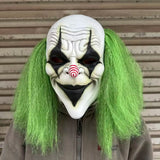 Green-Haired Clown Latex Mask | Scary Halloween Costume Mask Halloween Masks - The Eezee Shop