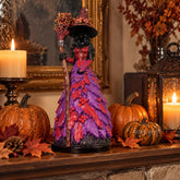 Witch Resin Statue | Autumn Harvest Halloween Mantel Decor Halloween Figurines - The Eezee Shop
