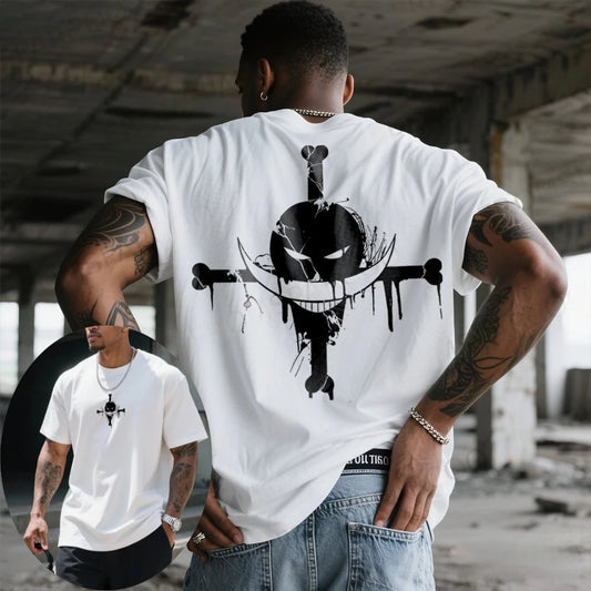 Edward Newgate Whitebeard One Piece Summer T-Shirt Anime Graphic Streetwear Tee for Men Anime Tshirts - The Eezee Shop