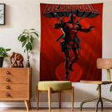 Deadpool Wall Tapestry | Large Hanging Dorm & Room Decor Wall Tapestries - The Eezee Shop