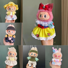 17cm Labubu Plush Clothes & Accessories Set