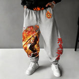 Rengoku Jogger Pants | Demon Slayer Anime Sweatpants Joggers & Pants - The Eezee Shop