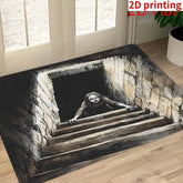 Spooky Stairs Illusion Doormat | Horror Non-Slip Entry Rug Rugs & Doormats - The Eezee Shop